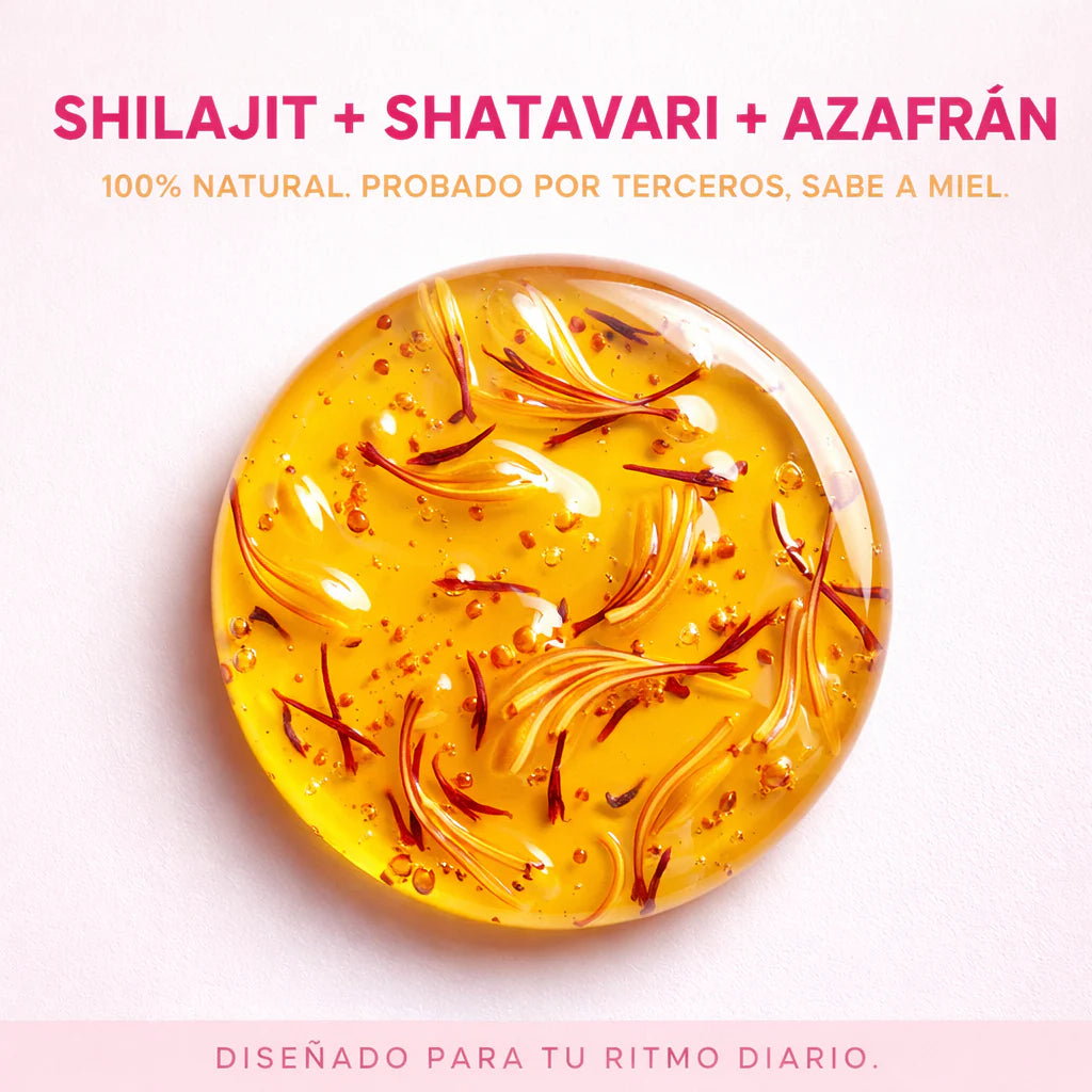 SHE-Lajit Honey Sticks™ | Miel Premium con Ingredientes Botánicos para Tu Rutina de Bienestar