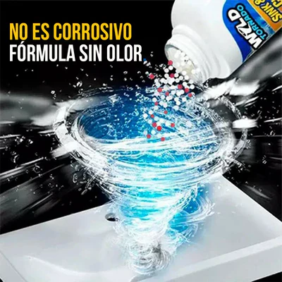 WildTornado® ¡LIMPIEZA PROFESIONAL DE FREGADEROS Y DESAGÜES!