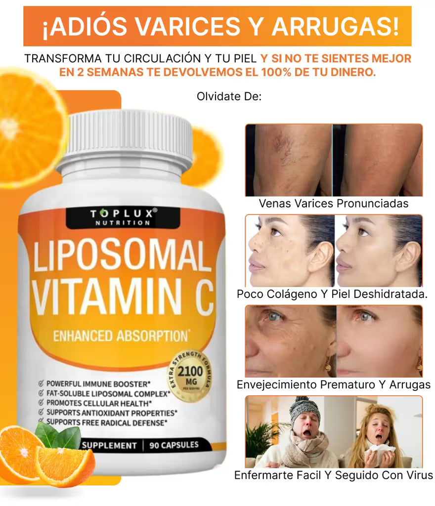 Toplux Liposomal Vitamin C || Dale a tu cuerpo el impulso que necesita