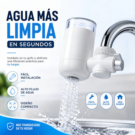WaterPurifier™ Convierte tu grifo en una fuente de agua más limpia para tu día a día
