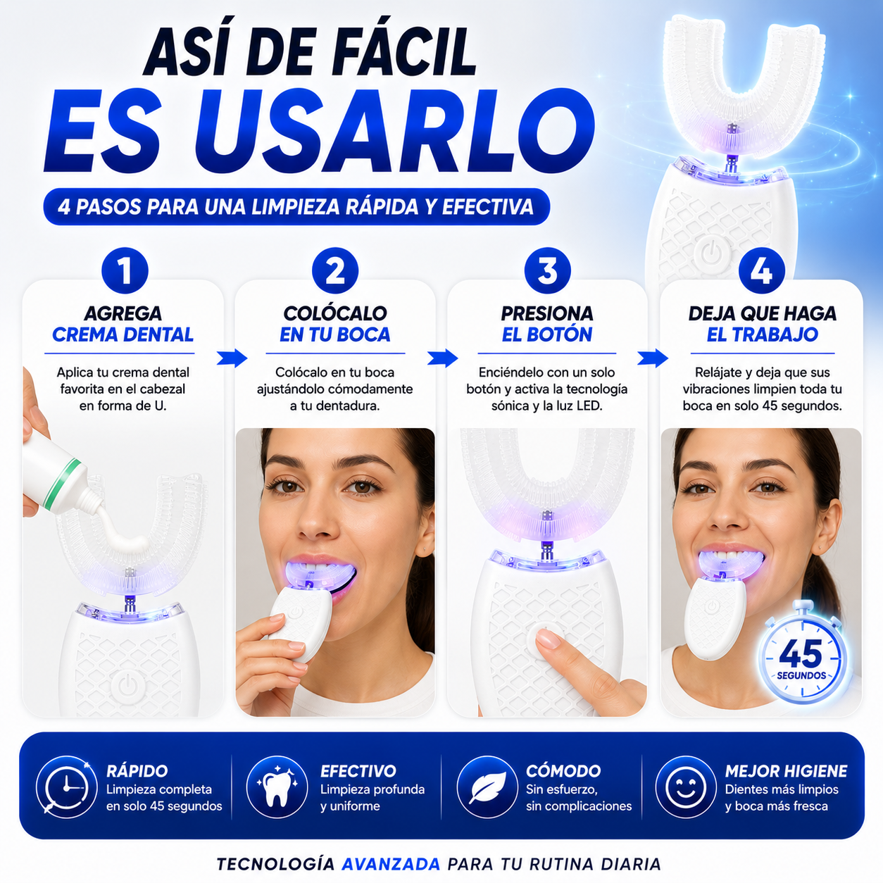 Usmile™  El Cepillo Inteligente Que Está Revolucionando la Forma de Cepillarte