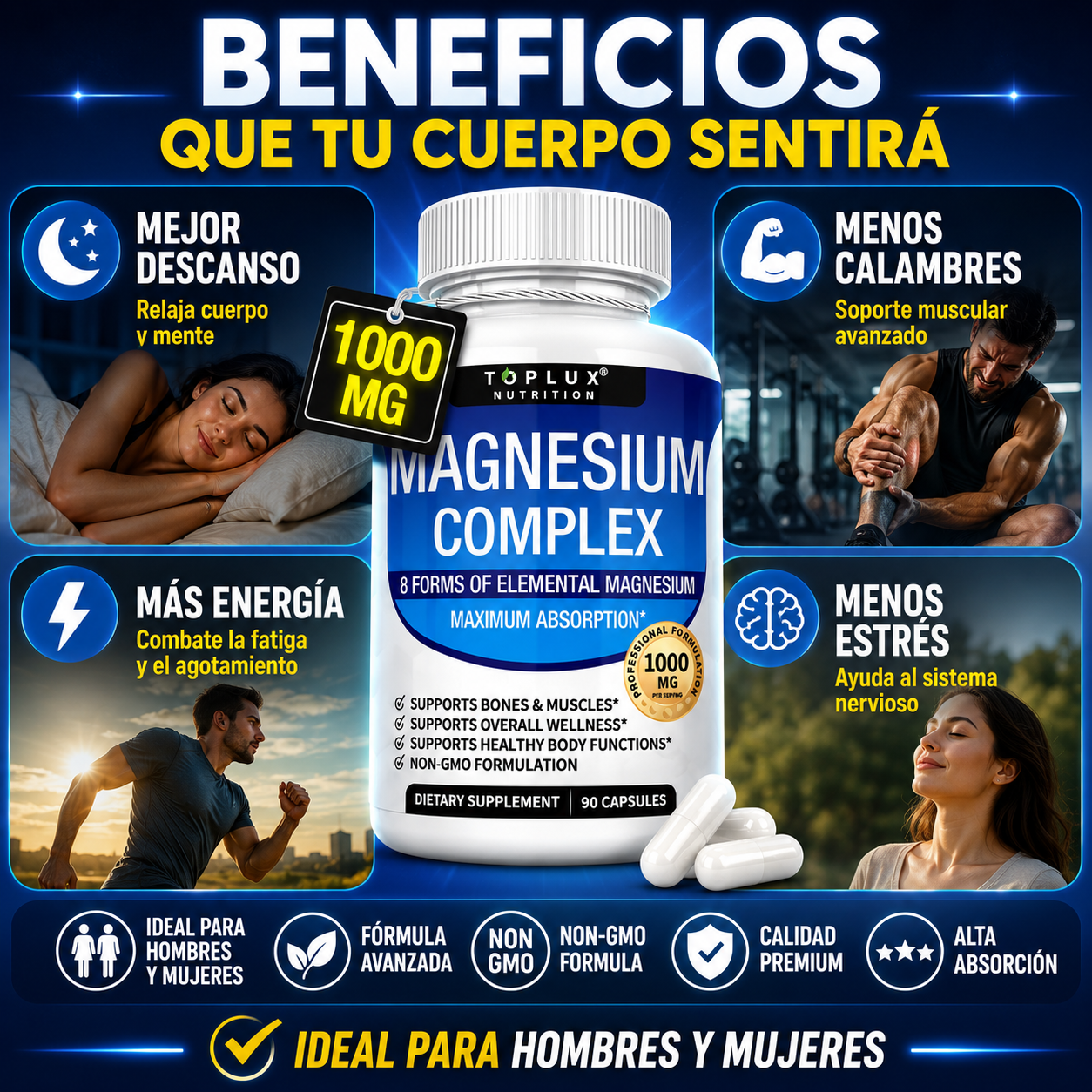 Magnesium Complex Multifuente – Apoyo diario para tu equilibrio y bienestar