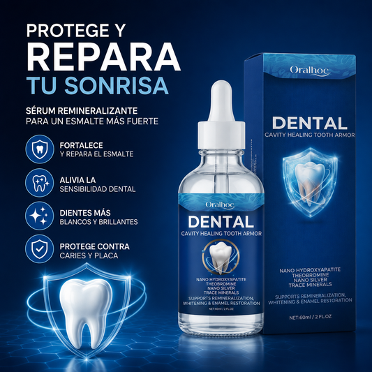Dental Armor™ | Sérum Remineralizante para un Esmalte Más Fuerte y una Sonrisa Más Saludable