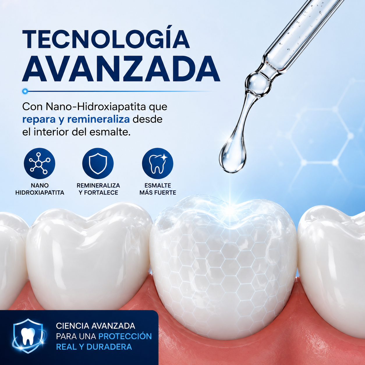 Dental Armor™ | Sérum Remineralizante para un Esmalte Más Fuerte y una Sonrisa Más Saludable