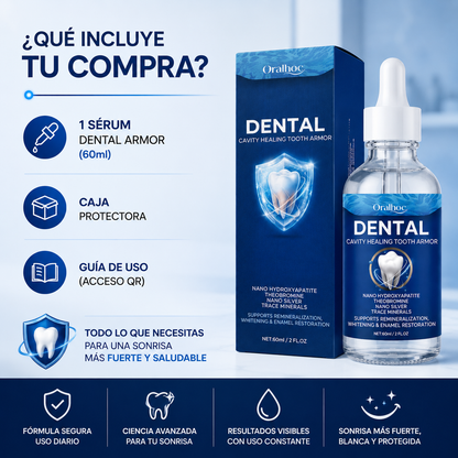 Dental Armor™ | Sérum Remineralizante para un Esmalte Más Fuerte y una Sonrisa Más Saludable