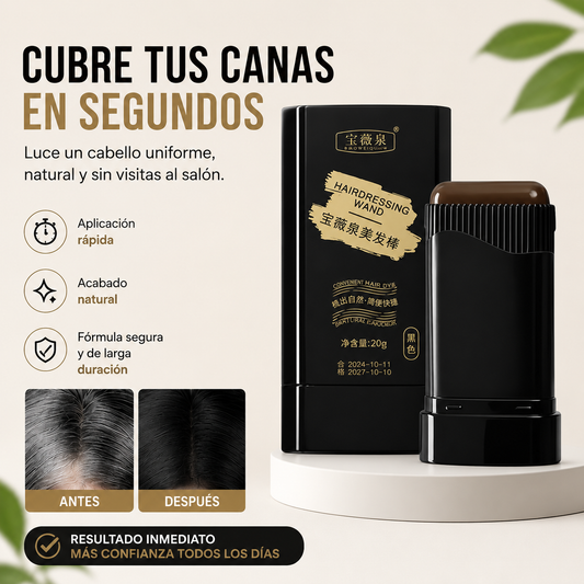 HairPRO™ ✨ Cubre las Canas al Instante y Recupera un Cabello con Aspecto Uniforme en Solo Segundos
