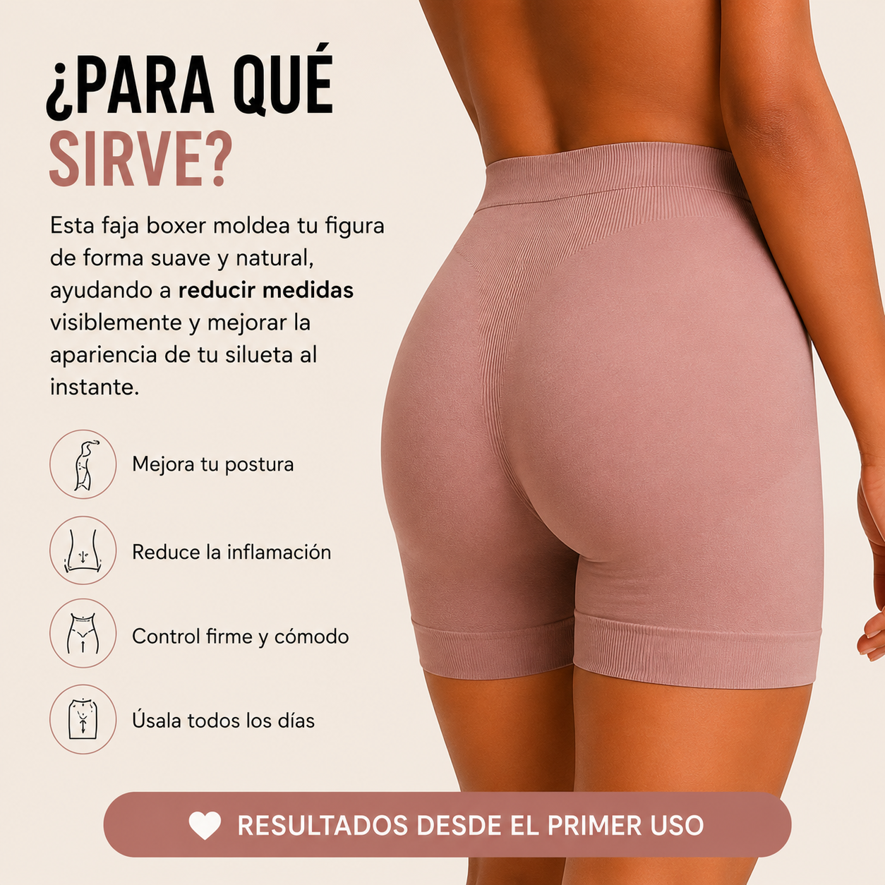 FitShort PRO™ Luce una Silueta Más Estilizada con la Comodidad que Mereces
