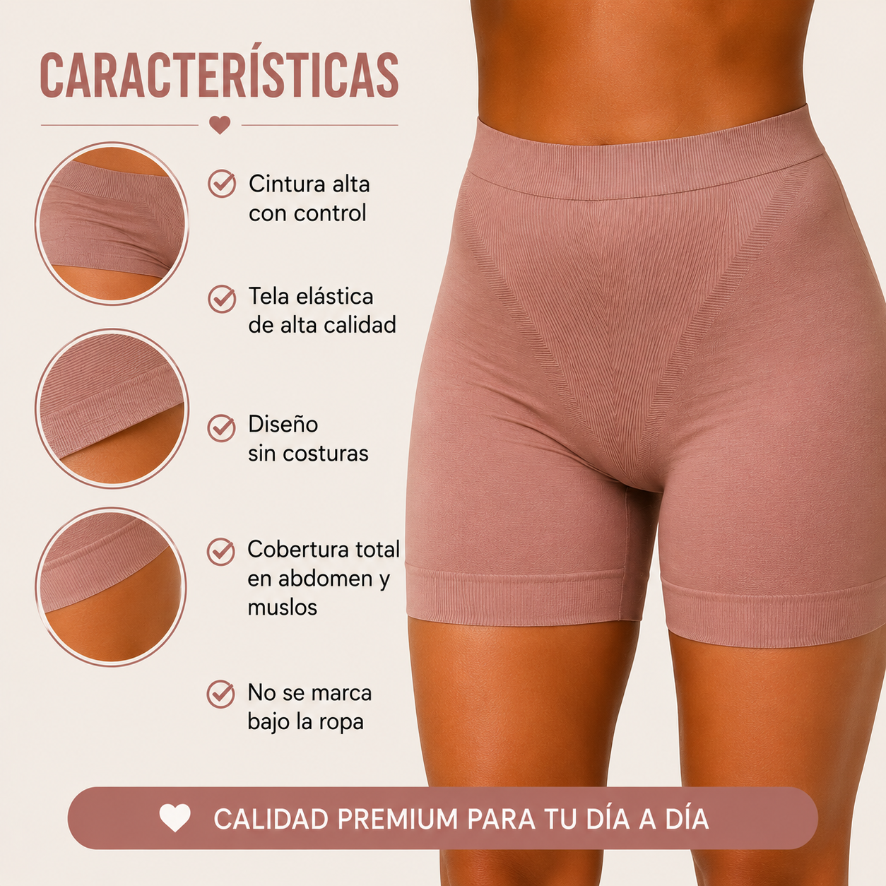 FitShort PRO™ Luce una Silueta Más Estilizada con la Comodidad que Mereces