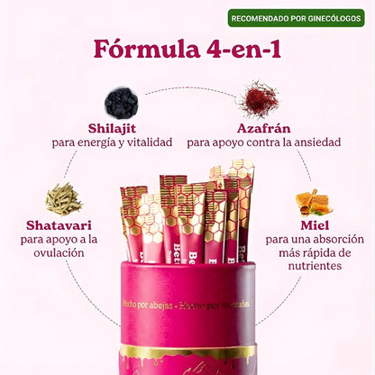 SHE-Lajit Honey Sticks™ | Miel Premium con Ingredientes Botánicos para Tu Rutina de Bienestar